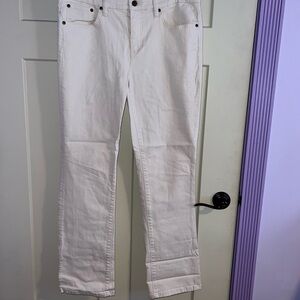 Ralph Lauren White Straight Jeans
